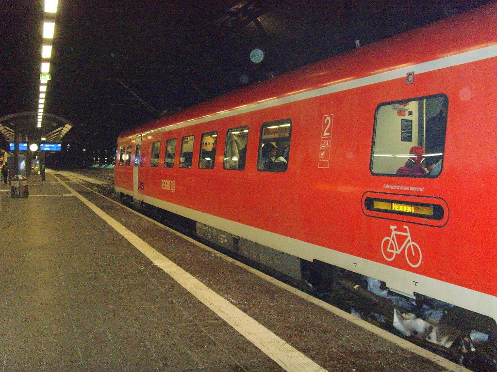 612er nach Meiningen ist am 2.12.2010 pnktlich