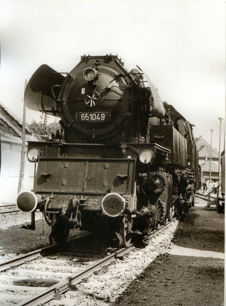 65 1049 zur Fahrzeugausstellung oin Erfurt-West, 1985