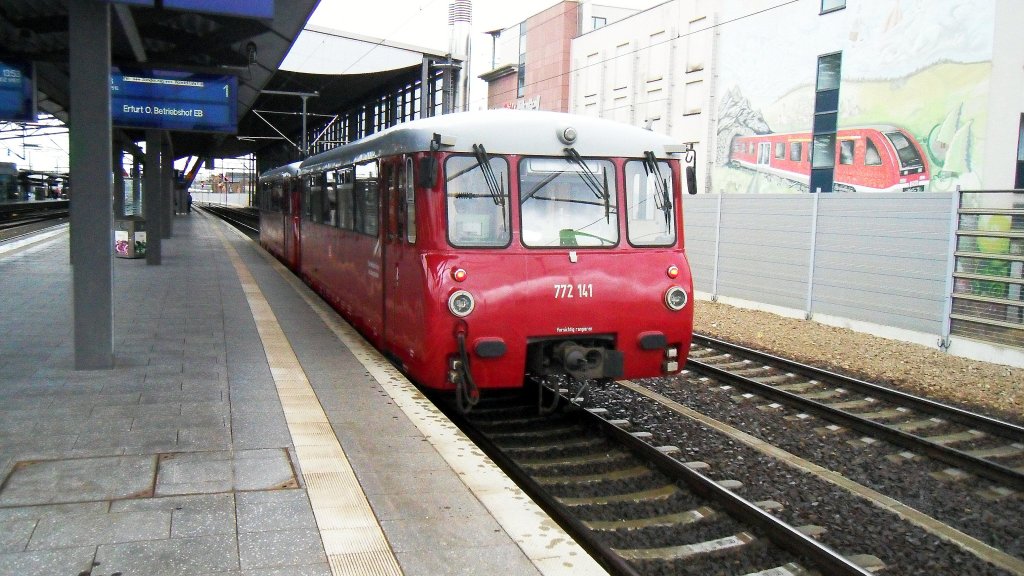 772er Triebwagen in Erfurt Hbf