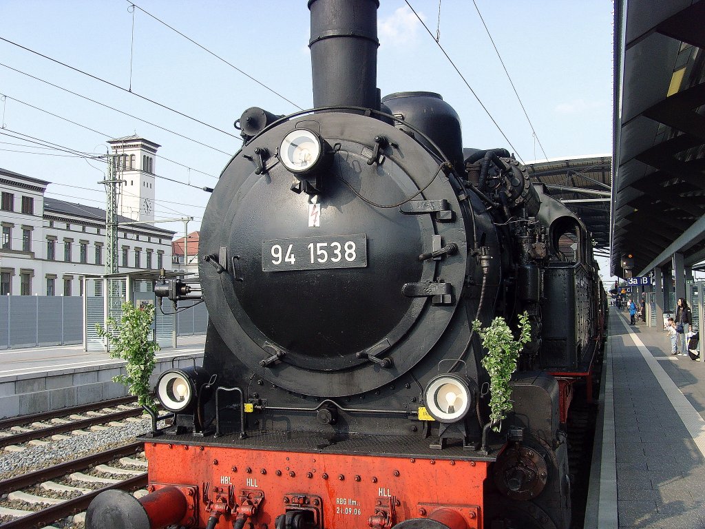 94 1538 in Erfurt Hbf, Gleis 3a