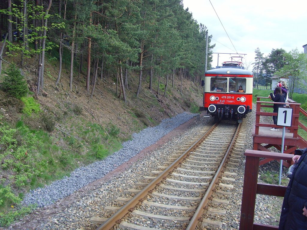 Am Behelfseinstieg in Lichtenhain a.d. Bergbahn, 2010