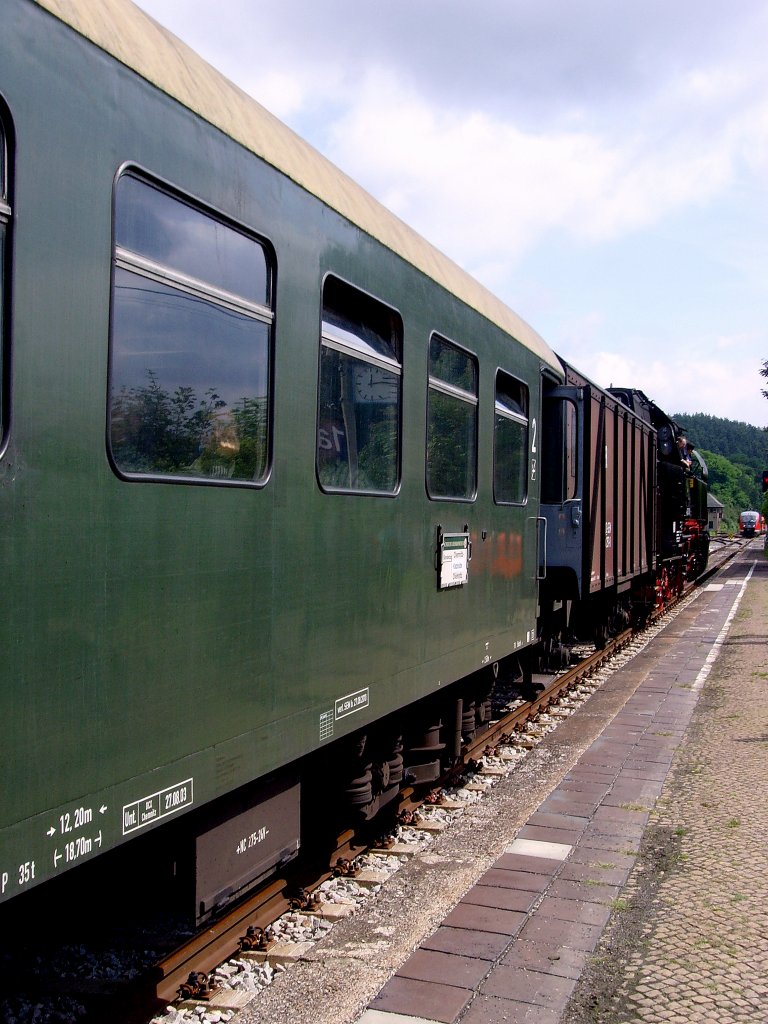 Ankunft in Rottenbach, 14. 8. 2010