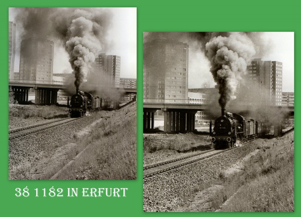Auf der Fahrt nach Erfurt-West