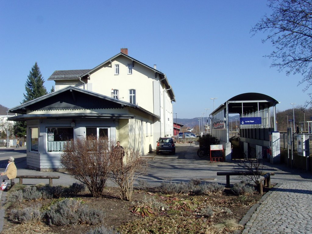 Bahnhof Bad Blankenburg, Februar 2011
