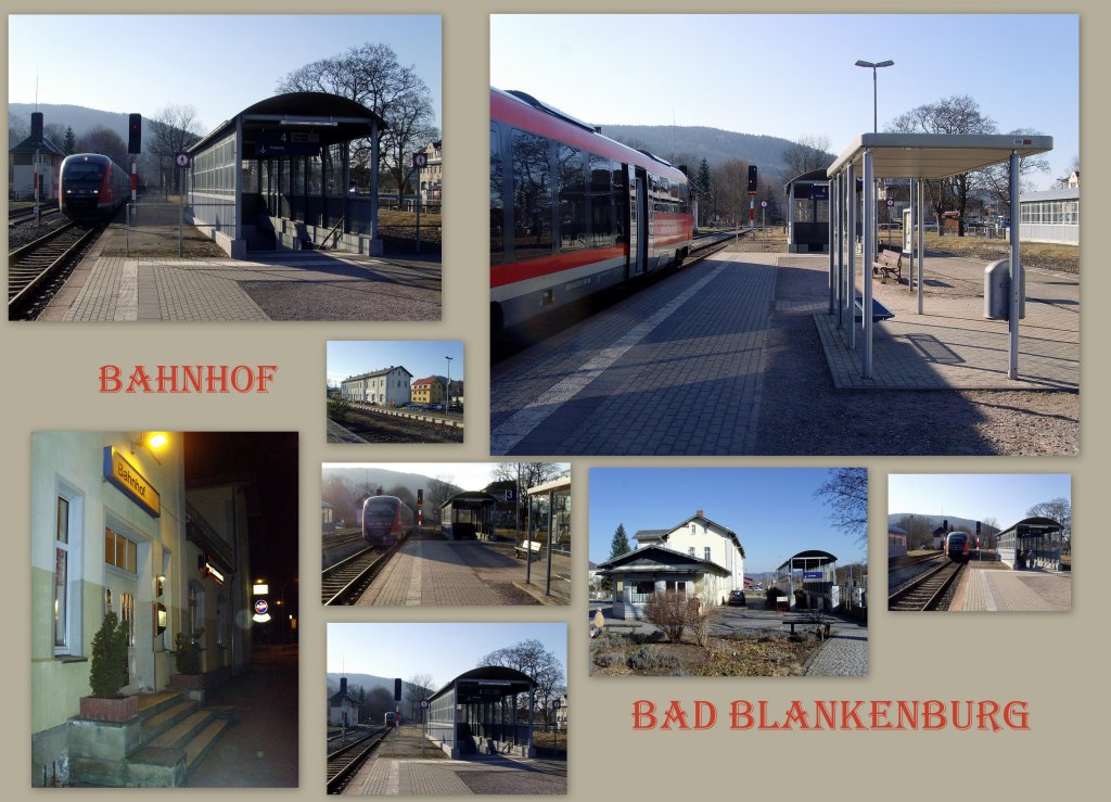 Bahnhof Bad Blankenburg i Februar 2011