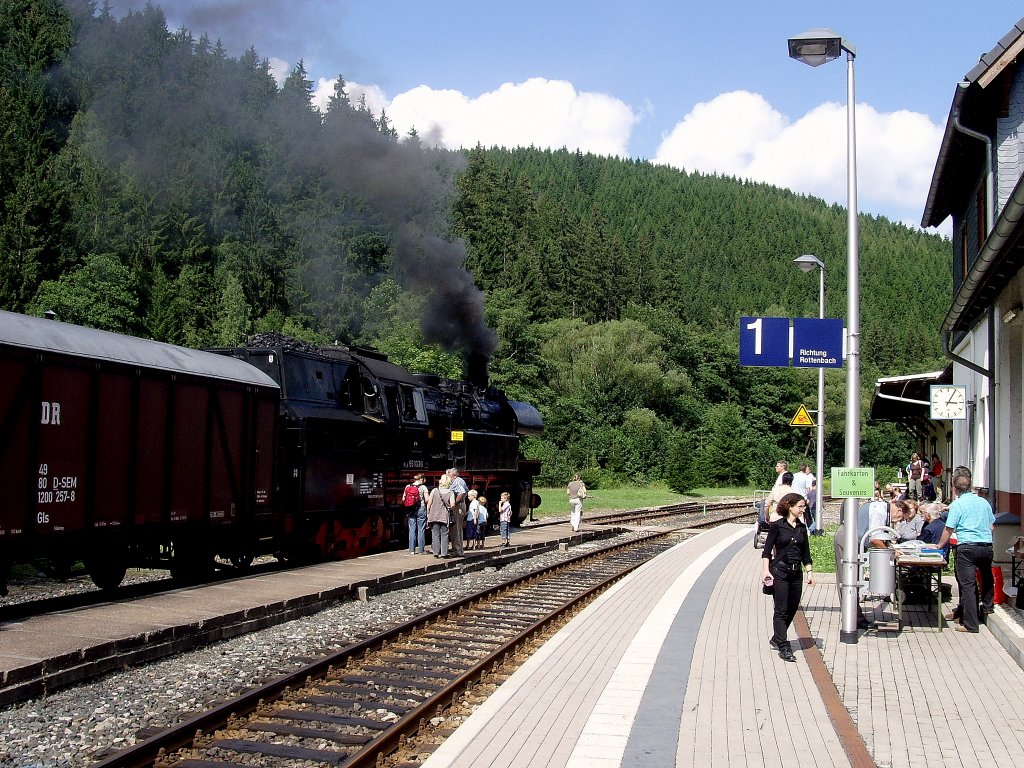 Bahnhof Katzhtte zum Streckenjubilum, 14.8 2010