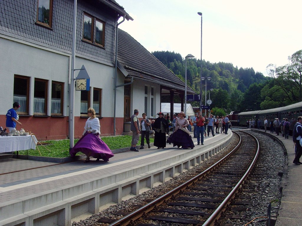 Bahnhof Katzhtte zum Streckenjubilum 2010
