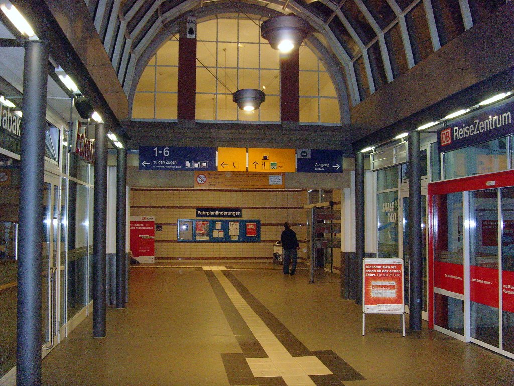 Bahnhofspassage Saalfeld saale am 28-8-2010