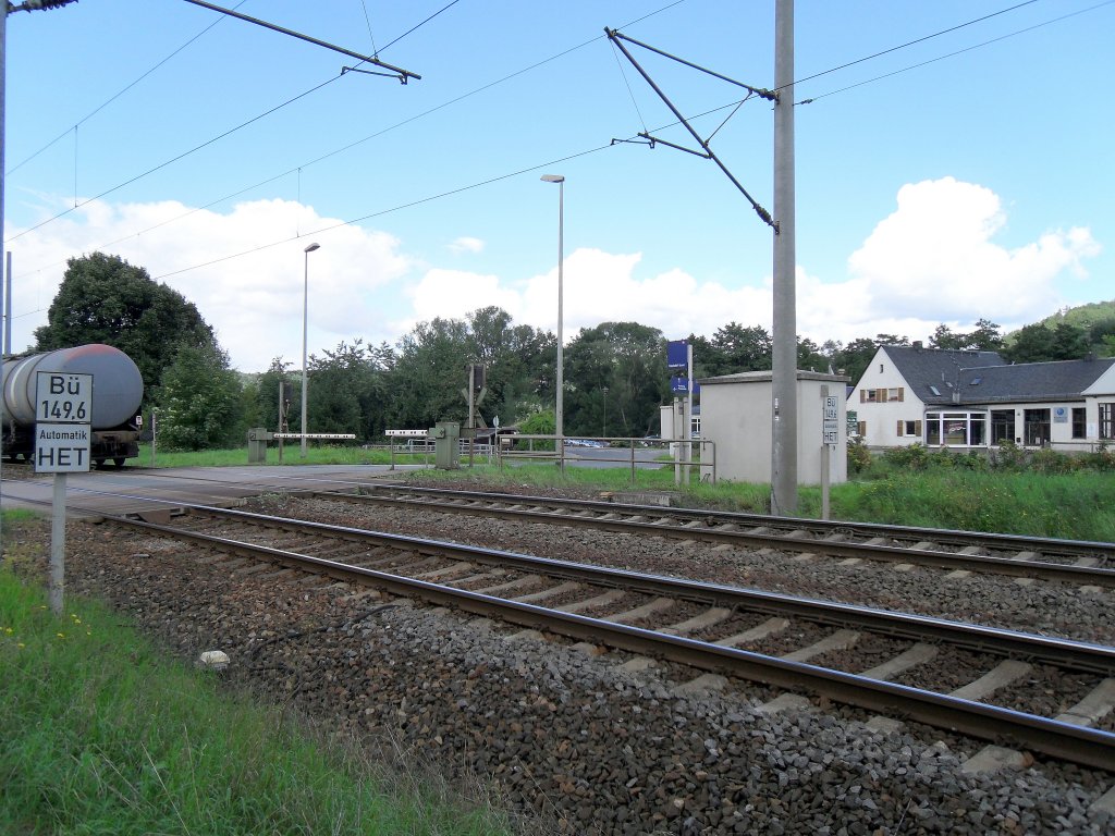 Bahnbergang Kaulsdorf (Eichicht) 28-8-2010