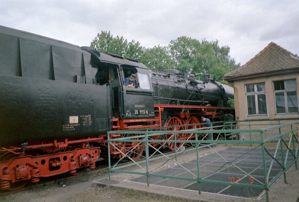 BR 35 im RAW Meiningen, um 2005