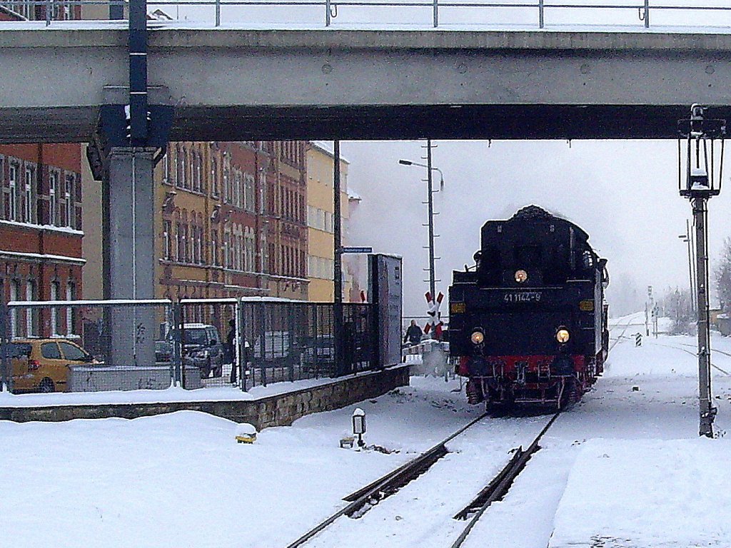 BR 41 - Rangierfahrt im Nordbahnhof, 3.12.2010