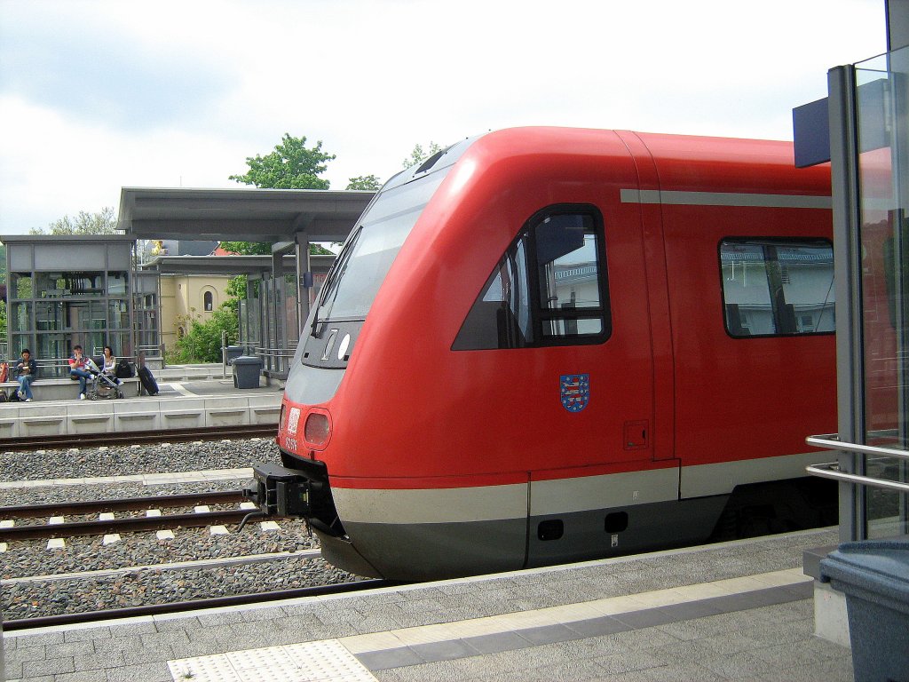 BR 612 in Gera Hbf, 2010