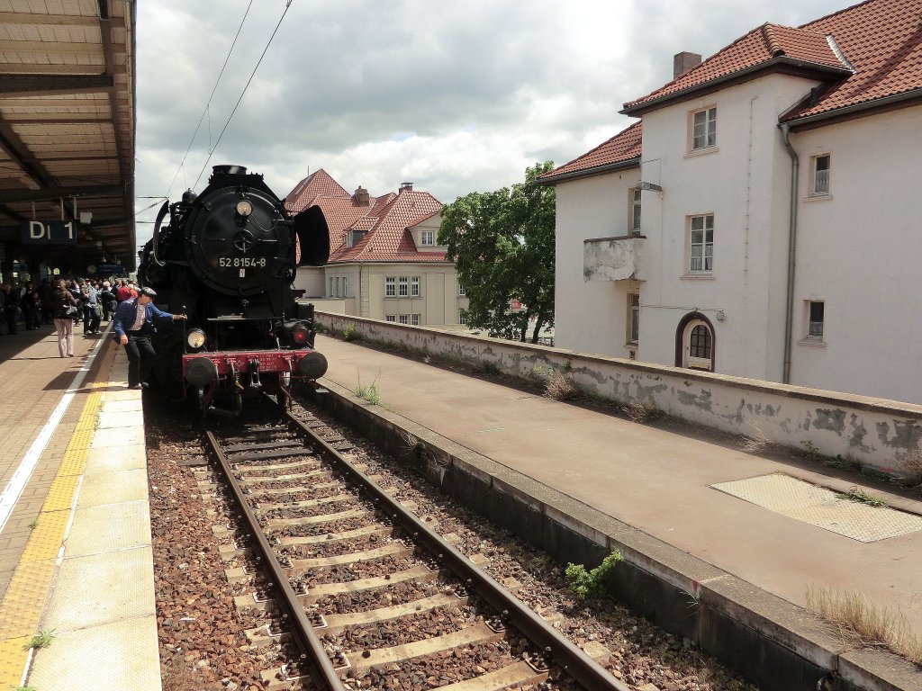 Dampfzug nach kranichfeld in Weimar