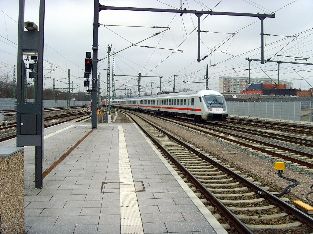 Der IC hat gerade den Hbf Erfurt verlassen, 21.1.2011