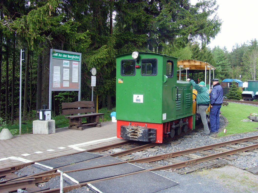 Diesellok der Waldeisenbahn Lichtenhain, 2010