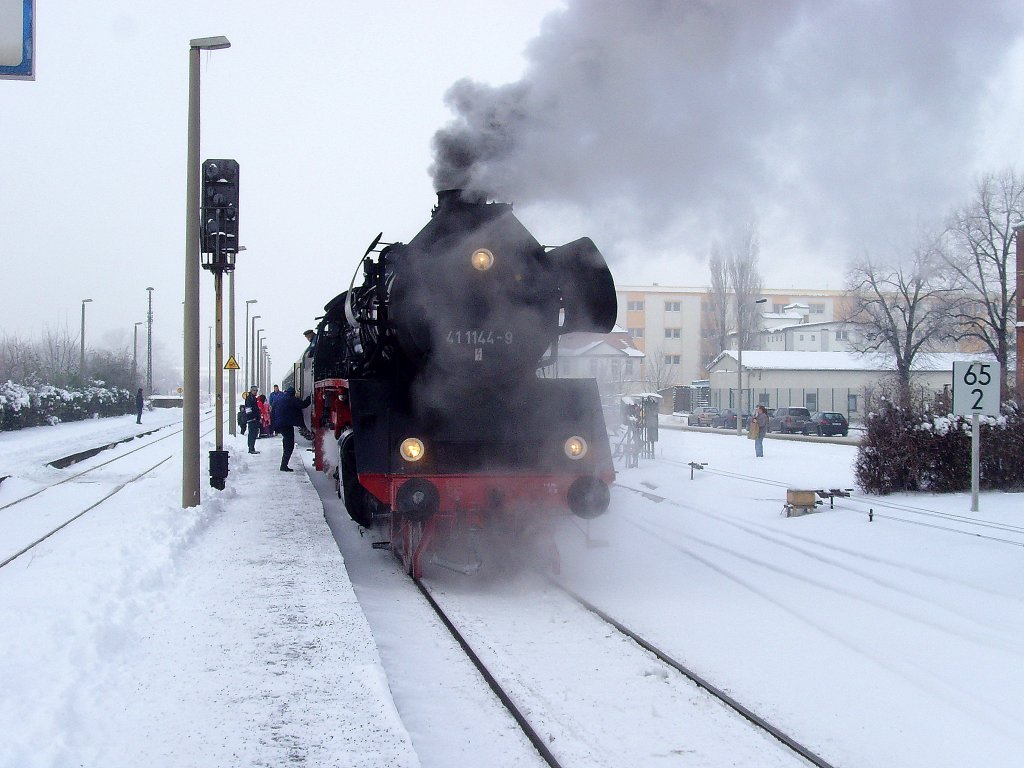 Km 65,2 - Bhf Erfurt-Nord am 3.12.2010