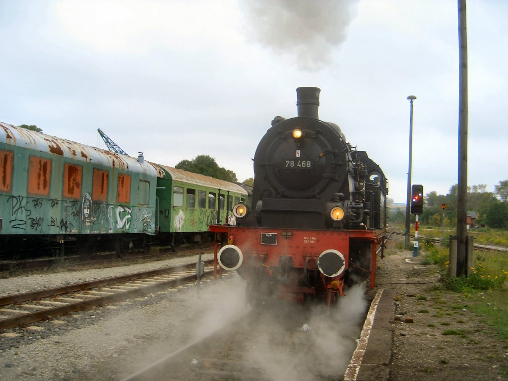 Rangierfahrt in Ilmenau, 2005