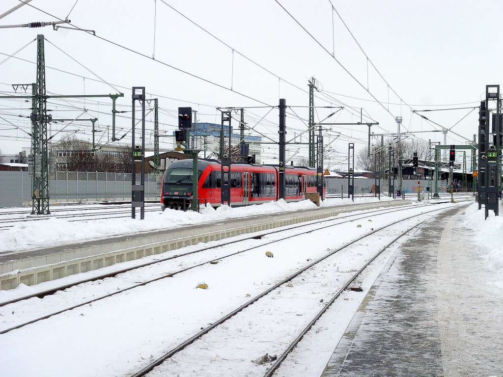 RB auf Gleis 1, Erfurt Hbf 5.12.2010