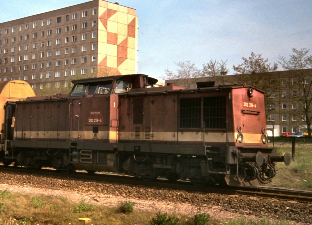 S-Bahnzug nach Berliner Strasse, vor 1989