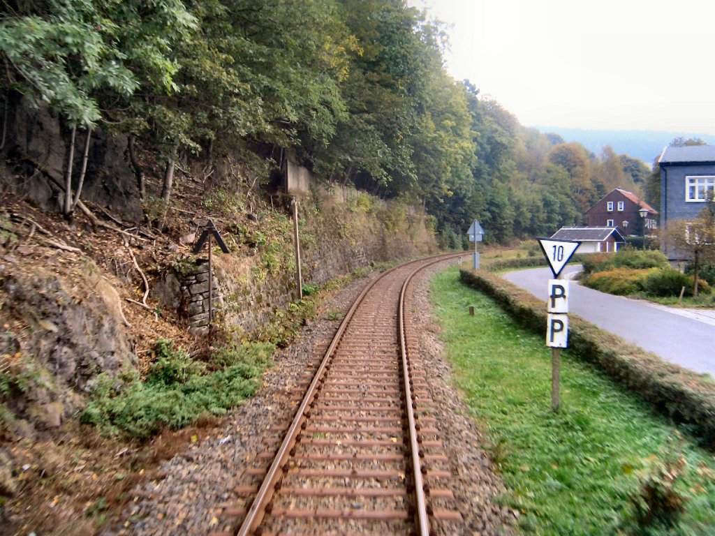 Streckenverlauf bei Sttzerbach, 2005