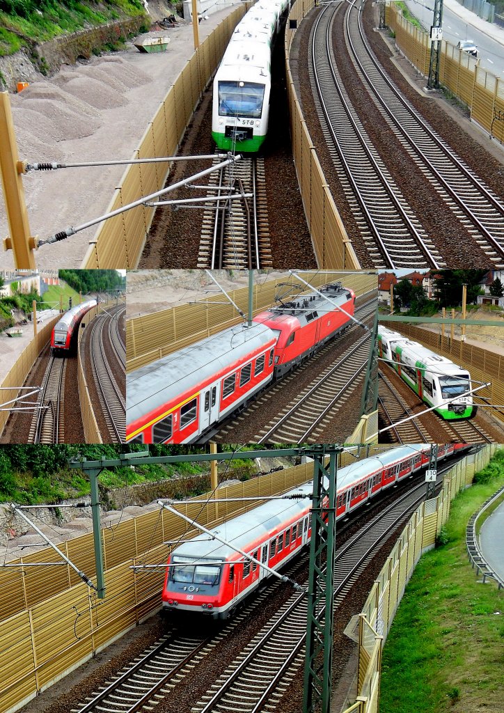 Thronger Bahn am Steiger Erfurt