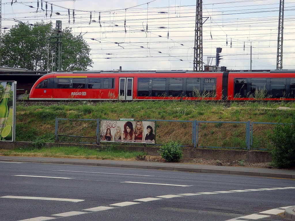 Triebwagen der DB Regio im Bahnhofsbereich Erfurt Hbf 2010