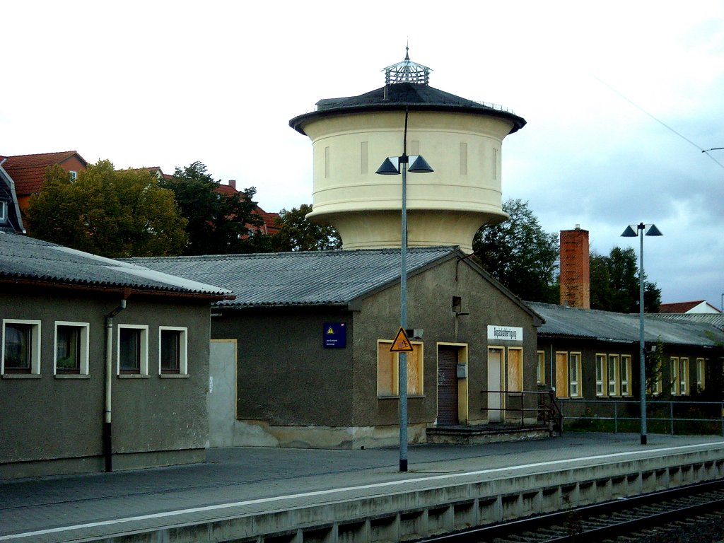WAsserturm im Bhf Arnstadt 2010