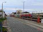 Blick zum Bahnwerk Erfurt