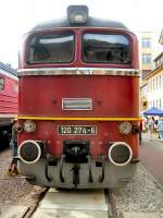 Diesellok BR 120 im Bahnwerk Erfurt (80 Jahre Bahnwerk Erfurt)