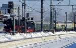 Wartburg-Express fhrt in Erfurt Hbf ein