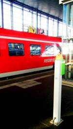RE nach Gttingen in Erfurt Hbf Bahnsteig 1