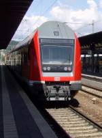 aktueller-betrieb/91018/doppelstockzug-in-saalfeld-saale-28-8-2010 Doppelstockzug in Saalfeld Saale   28-8-2010