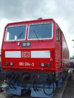 Mehrsystemlok BR 180 der Deutschen Bahn im Bw Weimar - Mai 2010