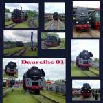 Baureihe 01 im Bw Weimar im mai 2010