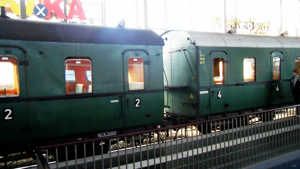 Abteilwagen in Erfurt Hbf