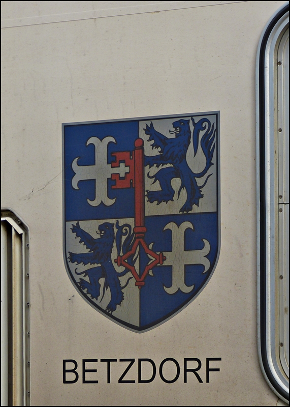 Der Triebzug Z 2003 tr�gt den Namen Betzdorf. 22.10.2012 (Jeanny)