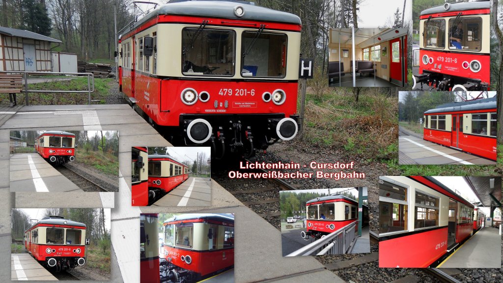 Montage von der Flachstrecke der Bergbahn, 2010