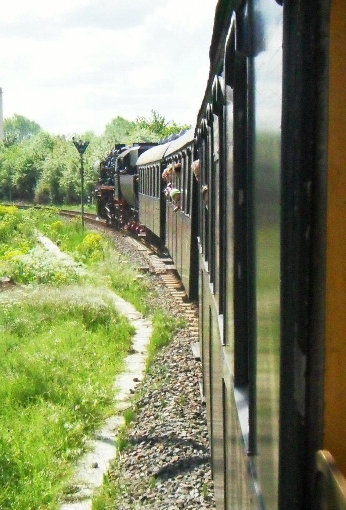 Sonderzug unterwegs Ilmtalbahn








