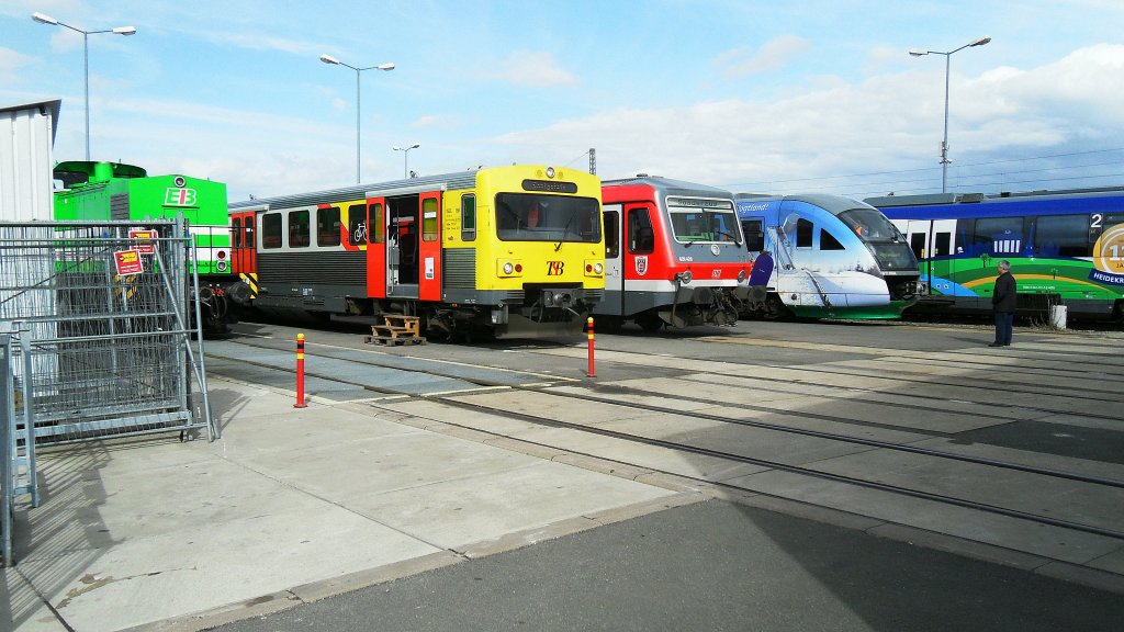 Triebwagenparade der EIB