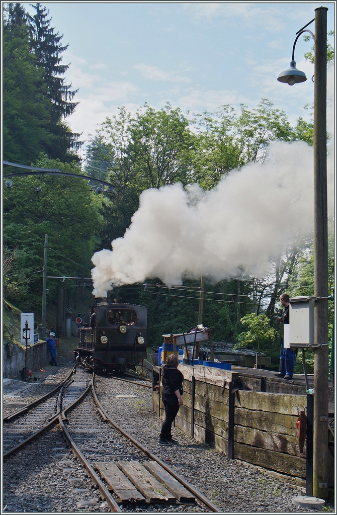 BLONAY-CHAMBY PINGSTFESTIVAL 2015: Es dampft und raucht drei Tage lange, dass es eine Freude ist.
Chaulin, den 25. Mai 2015
