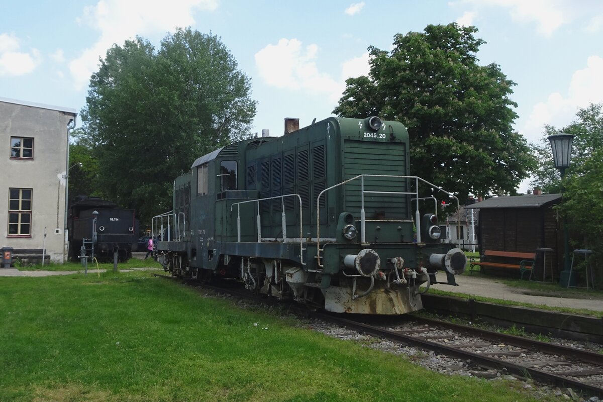 Ex-�BB 2045.20 steht am 21 Mai 2023 ins Heizhaus Strasshof.