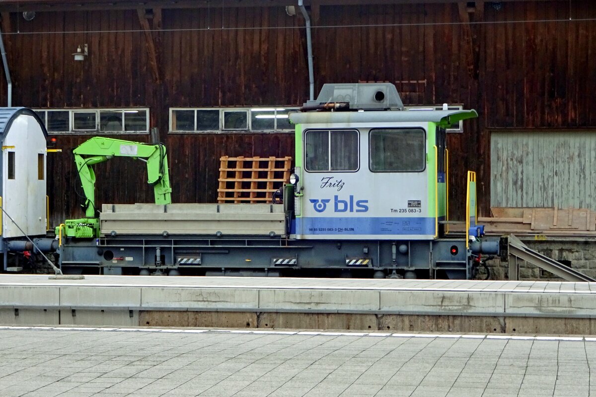 FRITZ, auch 235 083 genannt, steht am 2 J�nner 2019 in Spiez.