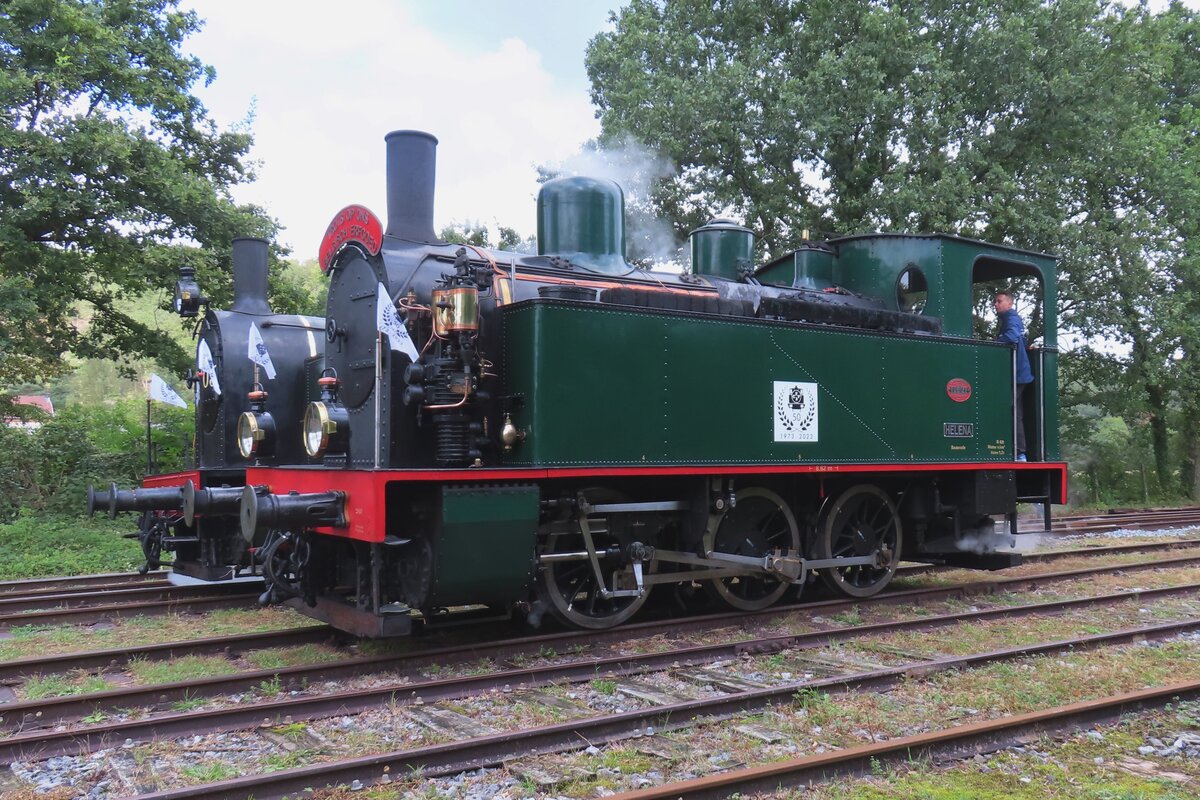 HELENA von Stoomtrein Dendermonde-Puurs war am 23 September 2023 gast bei der CFV3V und steht in Treignes.