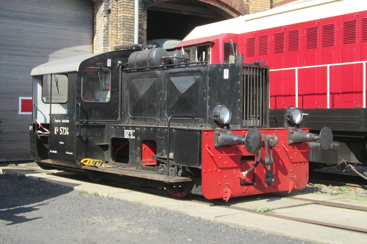 Köf 5734 steht am 18 September 2016 in Berlin-Schöneweide.