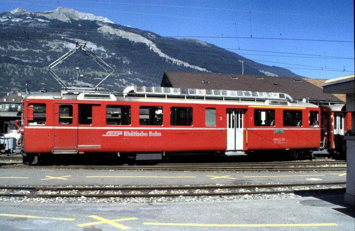 RhB ABDe 4/4 Nr.486 in Chur im August 1990.