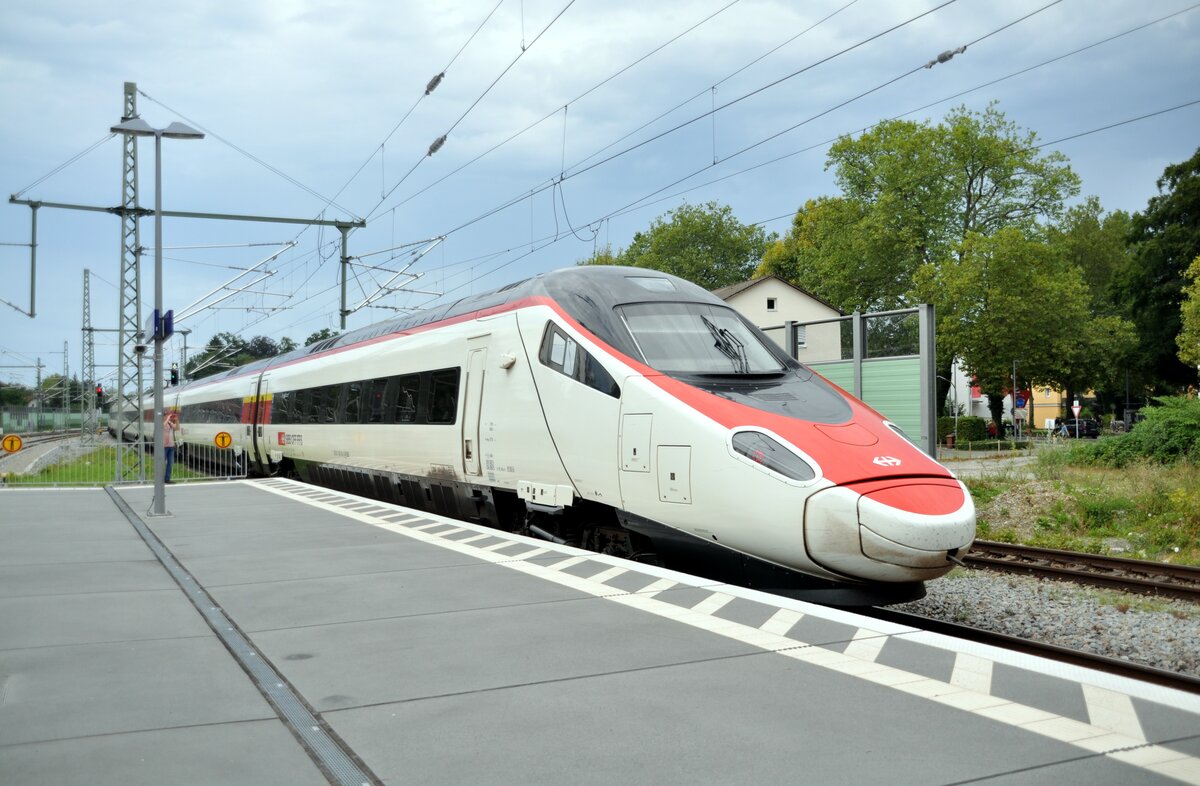 SBB ETR 610 in Lindau-eutin am 12.08.2023.