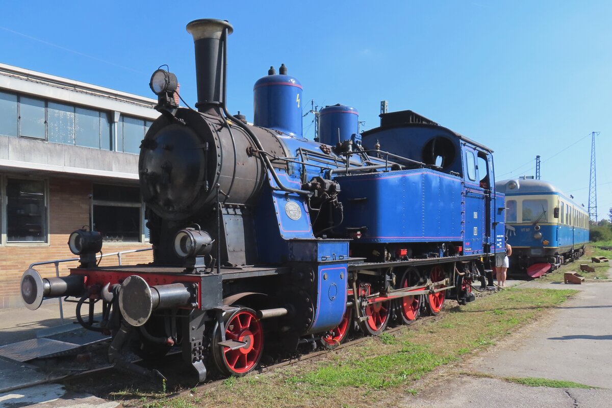 Tag der Schiene 16 September 2023 ins bw Landshut (Bay): TAG-7 der Bayerische Localbahn steht dessen Tag ins Bw, das f�rs Publikum offengesteld war.