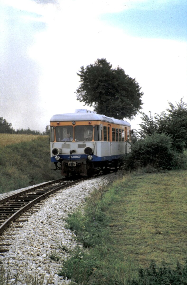 WEG T 30 oder T 31 bei Oppingen am 07.10.1984.