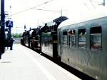 Dampfsonderzug durcheilt Erfurt