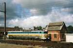 Ex-SNCB Dreisystemellok 1805 steht ins Depot (heute Retrotrain) von der PFT-TSP am 12 September 2004.